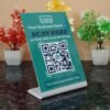 WhatsApp QR Code Stand
